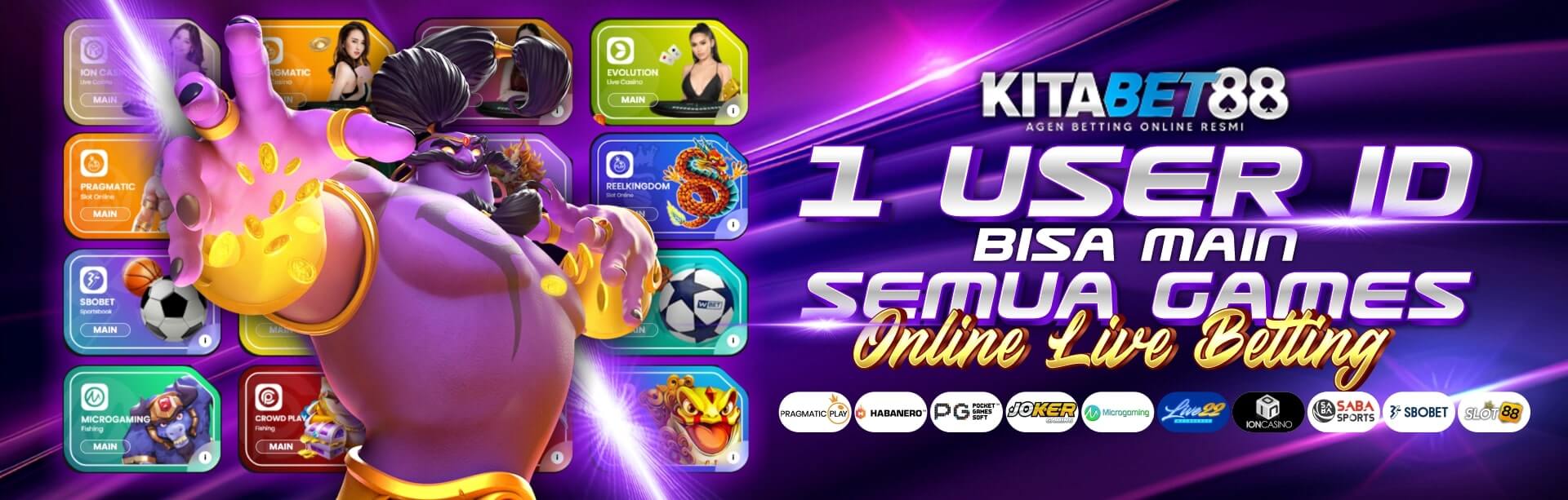 akun judi bola slot dan kasino online